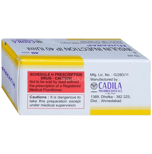 humarap 40iu vial 10 ml